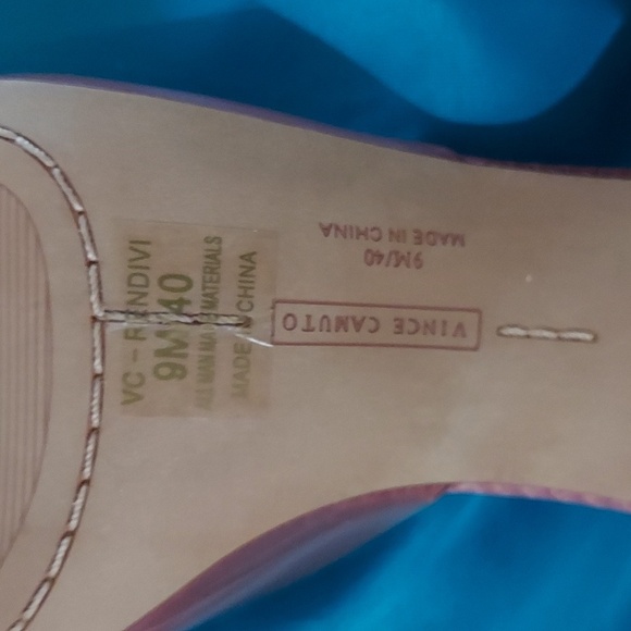 NWOT Sz 9 Heels Pink Mauve. Vince CAMUTO - Picture 6 of 8